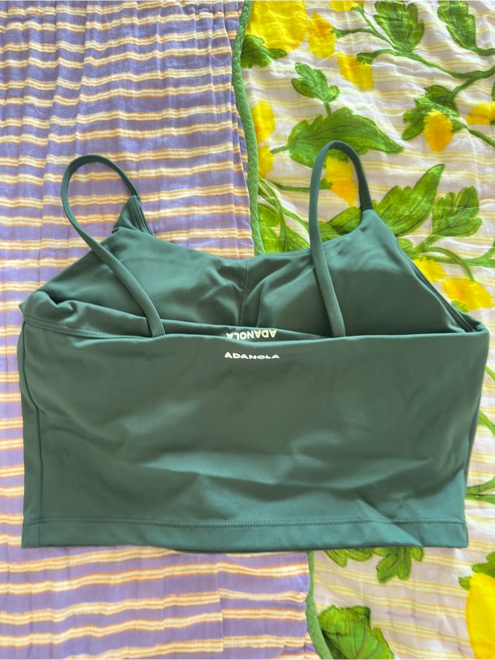 Adanola Forest Green Bandeau Bralette
